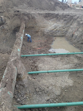 Worker in a Ditch Worker in a Ditch